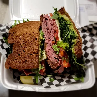 Custom Roast Beef Sandwich