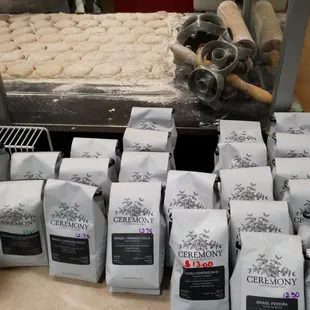 Donuts and Coffee Beans, Mary’s Gourmet Donut Shoppe