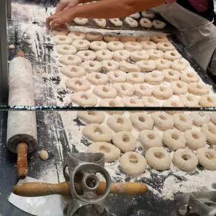 Fresh [Hand-Rolled] Donuts, Mary’s Gourmet Donut Shoppe