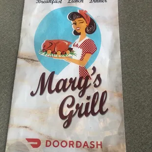a sign for mary's grill