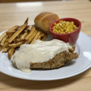 Hard to beat our delicious hand breaded chicken fried steak!