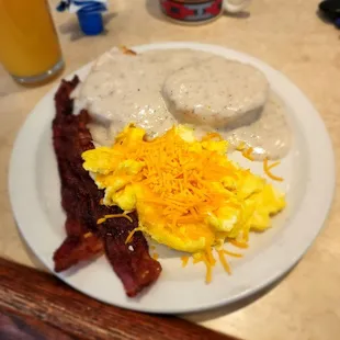 Biscuits and gravy special (: