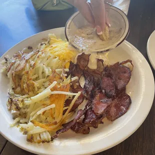 Bacon and Eggs Breakfast