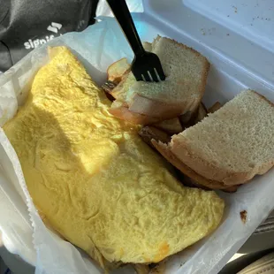 Cajun omelet