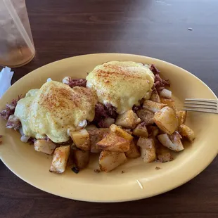 Homemade Hash Benedict