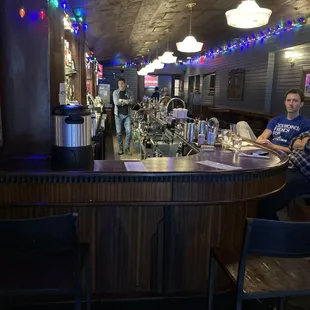 a man sitting at a bar