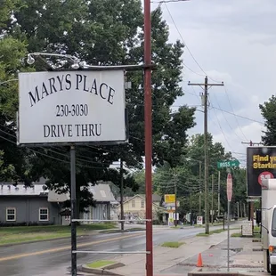 a truck driving down the street