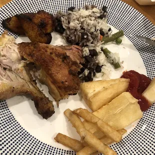 a plate of food