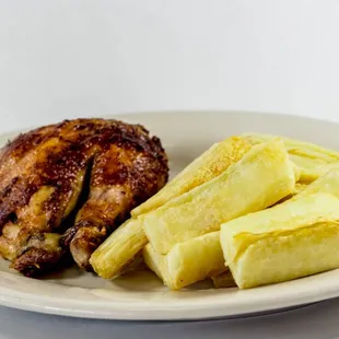 1/4 dark w/ yuca