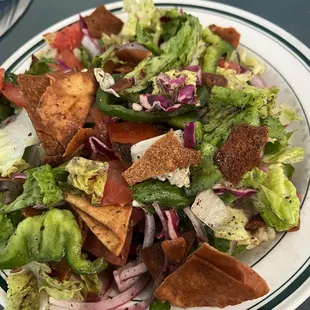 Fatoush salad.