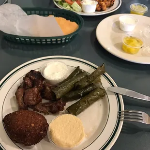 Lamb on a Rod dinner