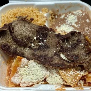 Chilaquiles Con Asada