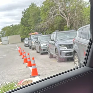 Long line but moved fast