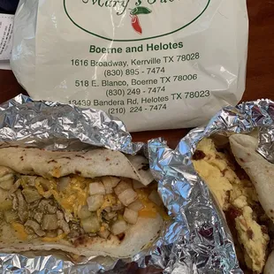 Delicious tacos.  Beto and Bacon &amp; Egg.