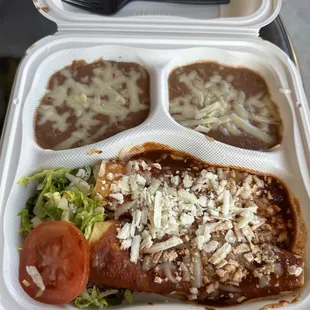 Combo 4- (2) Cheese Enchiladas