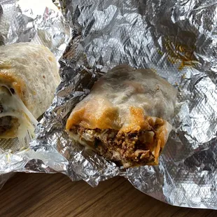 Chorizo breakfast burrito
