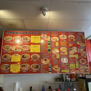 Menu - not necessarily inclusive, if you don&apos;t see what you want, ask