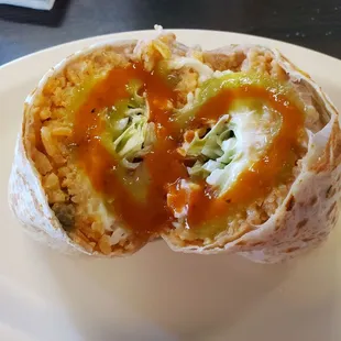 Vegetarian burrito