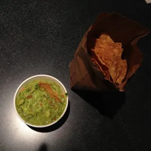 Chips and guacamole