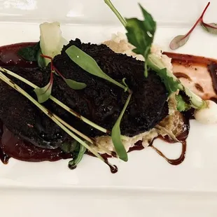 Blackened Elk entree at Mary's Vine