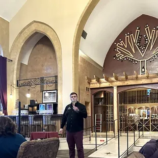 Jordan, the house sommelier at Mary's Vine