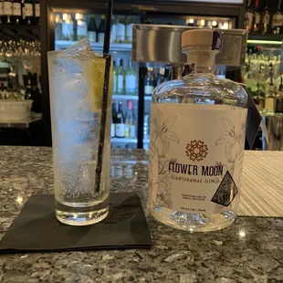 Flower Moon Gin and Tonic !!