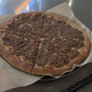 Beef Meat Flatbread