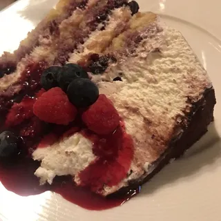 Triple Berry Almond Cream Cake