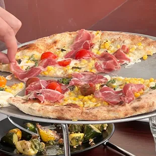pizza, food