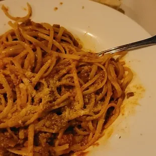 Linguine Bolognese Al dente cooked perfectly! Bolognese Sauce excellent May 2022