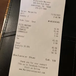 The tip is mandated.