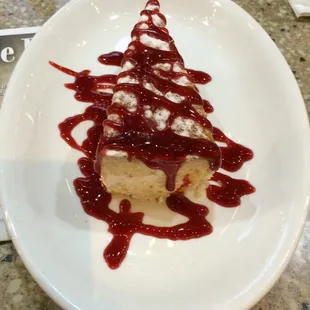 Topping things off with the Italian Cream Cake