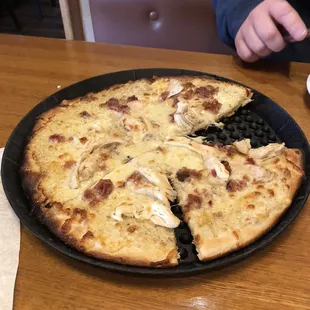 Chicken Bacon Ranch 10" pizza