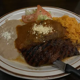 Carne Asada y Chile Relleno fantastico!