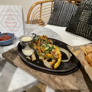 Street corn appetizer