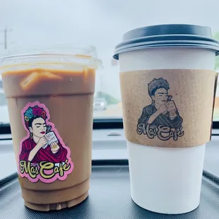 Abuelita and reg Latte