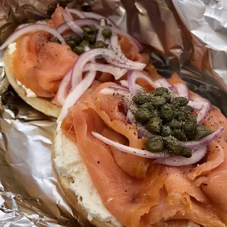 5. Lox and Bagel Sandwich