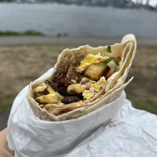 4. Breakfast Sausage Burrito