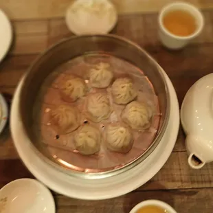 Juicy pork dumplings