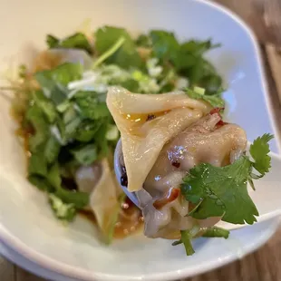 12. Wonton in Chili Oil