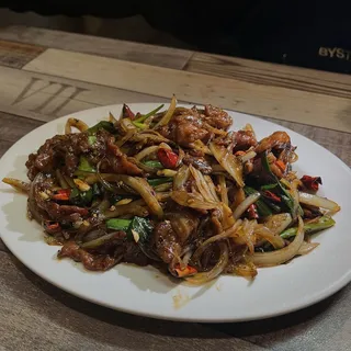 55. Mongolian beef