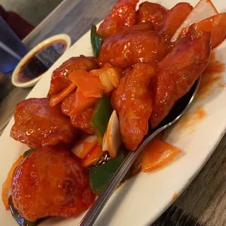 61. Sweet sour Fish fillet