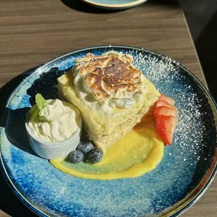 lemon tres leches cake