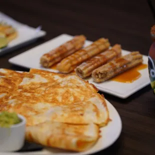 a plate of food and a drink