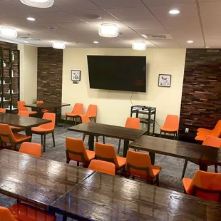 Upstairs private event seating