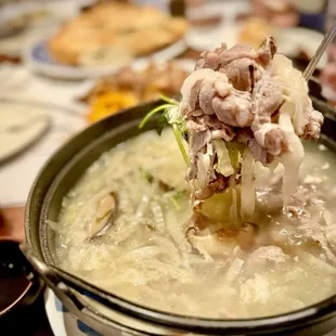 Sauerkraut Lamb Soup AKA pickled cabbage lamb soup