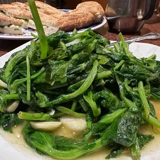 PT - Sauteed Pea Pod Leaves
