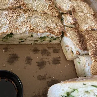 Thick 5. Sesame Bread with Green Onion $15 good!