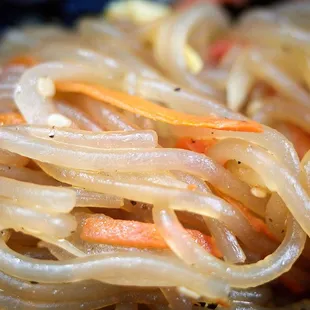 Japchae (close-up)