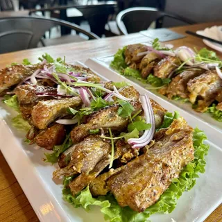 Golden Roasted Lamb Rack